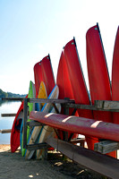 Canoes at Lake Junaluska