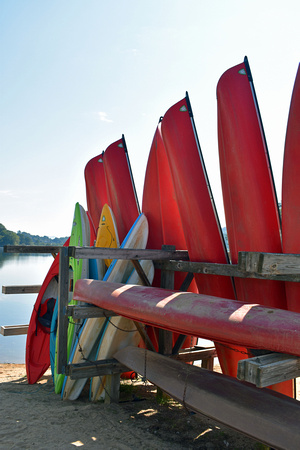 Canoes at Lake Junaluska